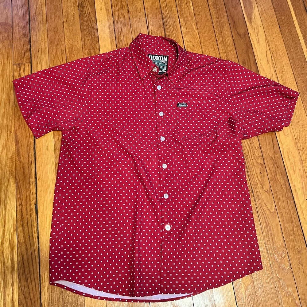 Dixxon short sleeve button up “Lumbergh” Large.